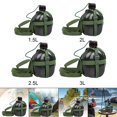 thumbnail image 4 of Bouteille d'Eau de Sport de Plein Air avec Sangle en Aluminium Armée Camping Randonnée Grande Capacité 1,5 L, 4 of 9