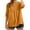 Orange women linen shirt, variant on YanHoo Womens Blouses 3/4 Sleeve Spring Tops Loose Fit V Neck Shirts Dressy Casual Summer Cotton Linen Basic Tee Tshirt White,XL