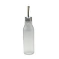 thumbnail image 3 of (5 pack) Mainstays 20oz Plastic Clear Water Bottle with Stainless Steel Screw Cap Lid and Strap, 3 of 6