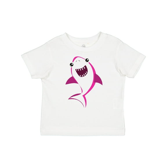 Inktastic Cute Shark, Little Shark, Pink Shark Boys or Girls Toddler T-Shirt
