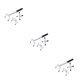 thumbnail image 2 of Guardurnaity Palo de puente para taco de billar con cabezales de puente extraíbles Accesorios Type1 NO1, 2 of 5
