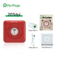 thumbnail image 2 of PeriPage Mini Pocket All-in-One Thermal Printer Wireless BT Picture Photo Label Memo Receipt Paper Printer AR Photo Function with USB Cable Support for Android iOS Smartphone Windows, 2 of 7