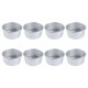 thumbnail image 5 of Moldes para pasteles redondos de 8 piezas con moldes para hornear redondos de aleación de aluminio con fondo extraíble, 5 of 6