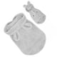thumbnail image 4 of Ropa de felpa para mascotas con capucha suave cálido grueso transpirable botones cierre lindo abrigo para perro para otoño invierno gris, 4 of 8