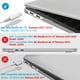 thumbnail image 4 of Ibenzer Compatible Con Macbook Air De 13 Pulgadas 2022 2021 2020 M1 A2337 A2179 A1932 Carcasa Rígida De Plástico Con Cubierta De Teclado Para Mac Retina Display Con Touch Id Frost Clear Mma-T13Cl+1, 4 of 5