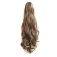 thumbnail image 1 of Rallonge Longue Bouclée de 55 cm pour Femmes et Filles, Rallonge Synthétique Ondulée pour Queue de Cheval, Pièce de Cheveux Synthétique à Clip, Extensions de Cheveux, 1 of 8