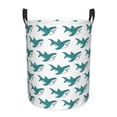 thumbnail image 2 of Goofa Cartoon Shark Printed Circular Hamper,Laundry Basket with Handles,Storage Baskets Foldable,Large Capacity Laundry Hamper-, 2 of 8