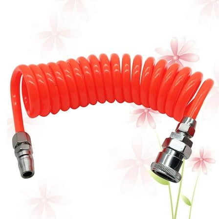 FUEENIRVA Air Compressor Exhaust Tube Pu Recoil Air Hose Material 1Pcs