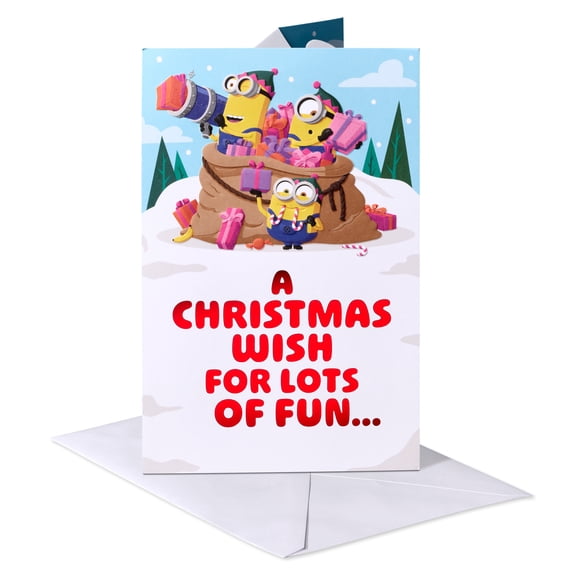 American Greetings Minions Christmas Card (...And Bananas.)