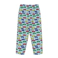 thumbnail image 3 of Lsque Transport Print Women's Pajama Pants, Lounge Pant - Comfortable Home Wear,Elastic Waistband, Stylish Design-X-Large, 3 of 9