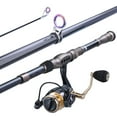 thumbnail image 2 of Sougayilang Spinning Telescopic Rod and Spinning Reel Fishing Combo with Surf Pole 13+1 BB Smooth Fishing Reels, 2 of 7
