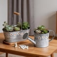 thumbnail image 7 of SLYNSHome Metal Bucket Planter, Farmhouse Daisy Print Iron Flower Pot, Decorative Bucket Planter For Indoor Outdoor Garden Kitchen Patio, 7 of 7