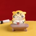 thumbnail image 2 of GROWTH TANK Novelty Small Tiger Figurine Resin Crafts Model for Tabletop Home Office Collection D, 2 of 8
