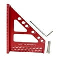 thumbnail image 3 of Regla de medición de múltiples ángulos 3D portátil para ingenieros de construcción industrial Rojo, 3 of 8