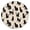 Celestial Black Cat, variant on Black Cat and Paw Print White Pattern Round Fitted Tablecloth with Elastic Edge, Waterproof Dining Table Cover for Indoor Outdoor Camping and Daily Use