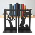 thumbnail image 4 of Book Divider, Stable Metal Book Stand, Iron Durable Strong Firm Practicial 2pcs For Home Office ANGGREK HE1217, 4 of 8