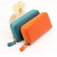 thumbnail image 4 of Minnieouse Funda de cuero para llaves, tarjetero con cremallera, monedero de Color sólido, billetera, soporte Universal, bolsa Vintage, Type7 NO7, 4 of 6