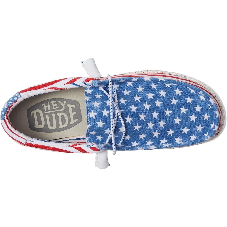 Hey Dude Men\'s Wally Patriotic Stars and Stripes Size 11  40001-9C8 Hey Dude Men main image 4