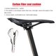 thumbnail image 3 of Asiento de bicicleta de carretera Advancent Kocevlo asiento ovalado de cuero para mujeres y hombres color blanco, 3 of 6