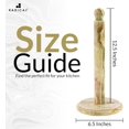 thumbnail image 6 of Radicaln Marble Paper Towel Holder 12.5 inch Natural Green Handmade Towel Stand for Bathroom and Kitchen, Premium Handmade Countertop Towel Holder, Elegant and Durable Design, 6 of 6