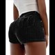thumbnail image 3 of Falda Pantalón Vaquera para Mujer, Sexy, de Cintura Alta, Asimétrica, Corta y Minifalda. Negro S, 3 of 7