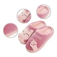 thumbnail image 2 of Pantuflas con diseño de gato Homehacks Dama Rosa T-5, 2 of 3