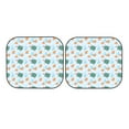 thumbnail image 4 of Picia Turtles And Goldfish 2 Piece Car Windshield Sun Shade Foldable | Foldable Sun Shield for Front Window Blocks UV Rays and Keeps Your Vehicle Cool-Medium, 4 of 7