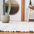 thumbnail image 2 of Safavieh Rag Rug Collection RAR121G Handmade Boho Stripe Cotton Accent Rug, 2' x 3', Ivory / Multi, 2 of 4
