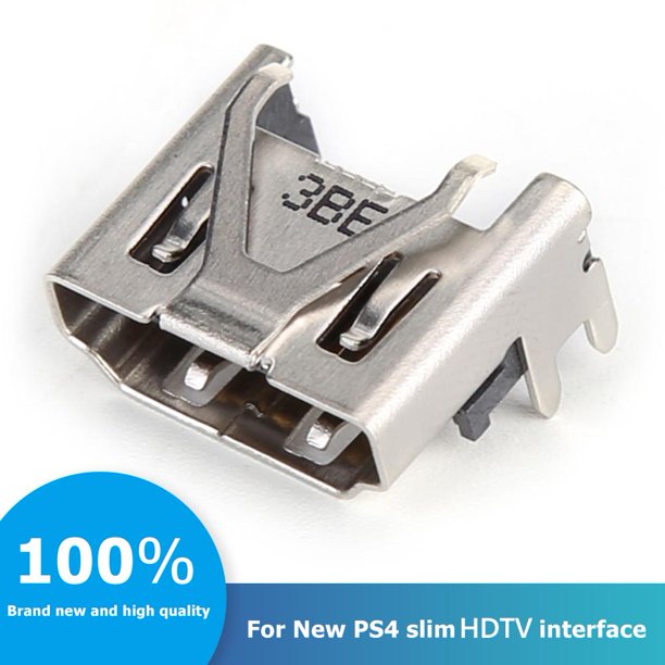 2 uds. Reemplazo del conector de interfaz de puerto compatible con HDMI para PS 4 PS4 Slim Pro