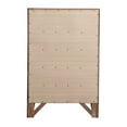 thumbnail image 5 of Maklaine Contemporary Engineered Wood 5 Drawer Chest in Cappuccino, 5 of 7