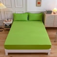 thumbnail image 2 of Funda de almohada para cama individual de color sólido, funda de edredón para cama individual o doble de 1,5/1,8 pulgadas de grosor y fibra ultrafina para el hogar, 2 of 5