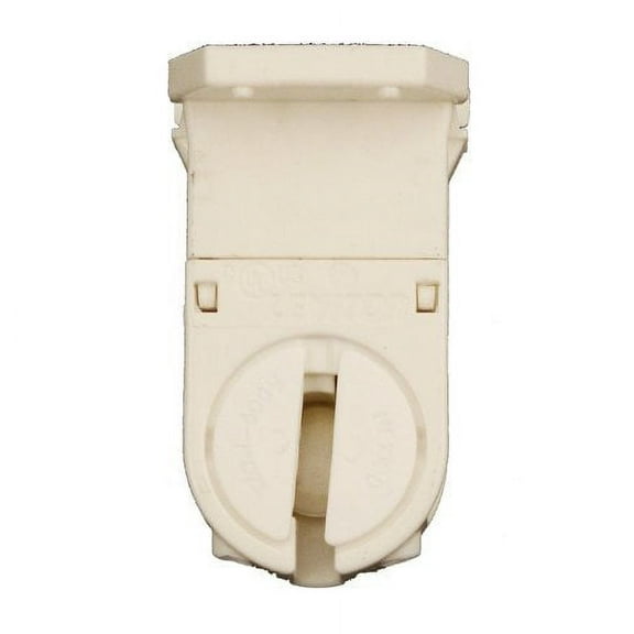 Leviton 13654-TNP Miniature Bi-Pin T5 Dedicated Snap-In Slide-On Fluorescent Lampholder