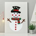 thumbnail image 3 of JUEGO DE COLGANTE DE PARED DE ORNAMOS DE BRICOLAJE PARA MUÑECO DE NIEVE PARA DELORIAS NAVIDAS CON CARACTERÍSTICAS Premio para Niños Vacantes, 3 of 7