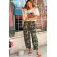 thumbnail image 6 of Versatile Women's Camouflage Print Drawstring Jeans – Perfect for Daily Wear and Casual Looks, 6, 6 of 12