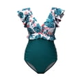 thumbnail image 3 of Maternity One Piece Swimwear Front Cross Pregnancy Swimsuit Bathing Suit Maternity Bikini, 3 of 7