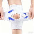 thumbnail image 2 of Professional Knee Brace with Side Stabilizers, Tear Compression Knee Sleeve Support With Adjustable Straps For Joint Relief And Sports Recovery White, 2 of 6