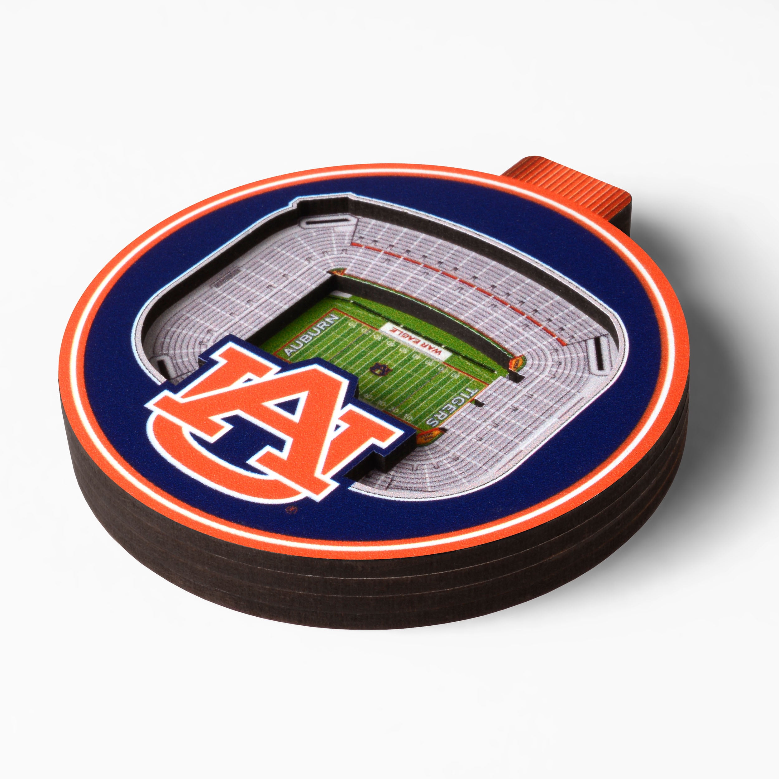 YouTheFan NCAA Auburn Tigers 3D StadiumView Ornament