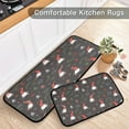 thumbnail image 5 of Gnome Christmas Anti Fatigue Mats for Kitchen Floor, Set of 2 Non Skid Washable Waterproof Anti Kitchen Floor Mats for Kitchen Office Laundry Room Bathroom (19"x27"+19"x47"), 5 of 7