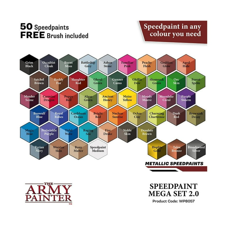 The Army Painter Speedpaint 2.0 Mega Set for Model Hobby Crafting