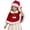 #1-Red1, variant on Uobin Kids Christmas Hooded Cloak, Velvet-Look Cape for Holiday Party, Stage Performance & Themed Dress-Up for Children