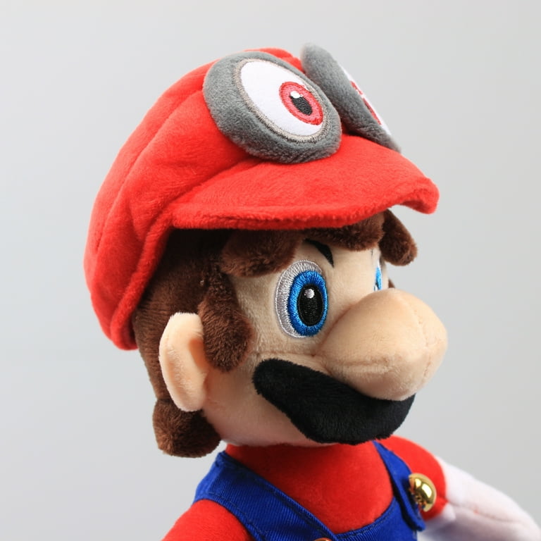 uiuoutoy Super Mario Odyssey Mario with Red Cappy Hat Plush Toy 12 Figure