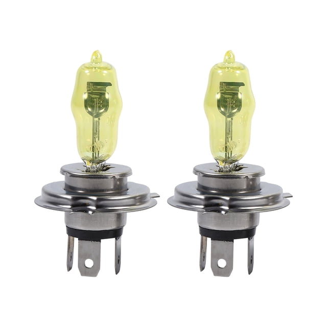Lámpara De Faro Halógena Hod Lámpara De Faro Hod Faro Halógeno 2 Uds 100W H4 12V Coche HOD Halógeno Faro Antiniebla Bombillas Luz ámbar ANGGREK JEQC00
