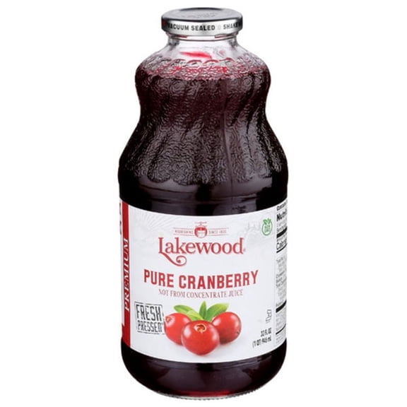 2X - Lakewood Pure Cranberry Juice 32 fl oz