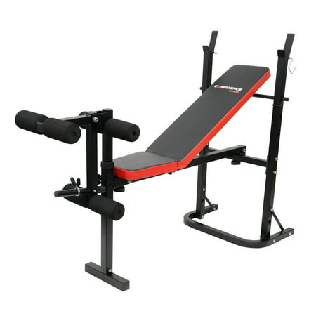 Confidence Fitness Home Gym Dumbbell Weight Lifting Bench W/ Leg Extension