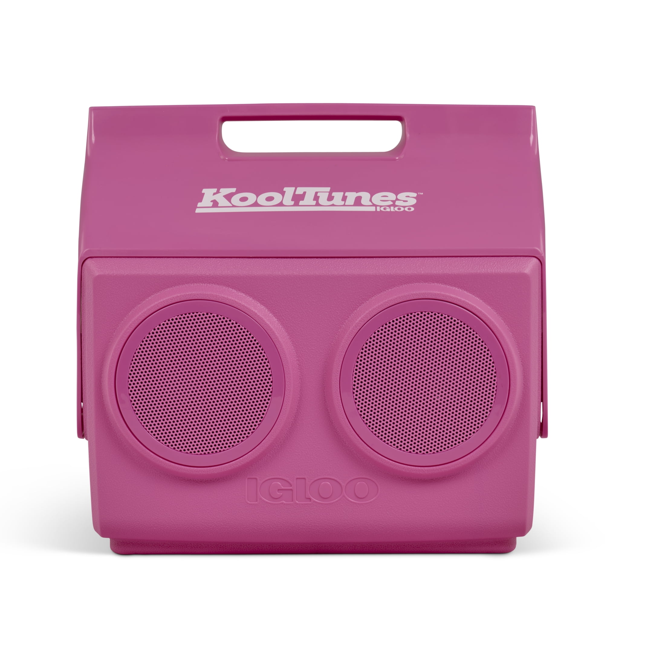 Igloo Playmate KoolTunes 14 QT Hardsided Cooler with Built-In Bluetooth Speakers, Pink Fizz