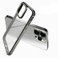thumbnail image 2 of ELEHOLD Rugged Clear Case for iPhone 15,Transparent Clear Back Metal Alloy Bumper Heavy Duty Shockproof Anti-Scratch Case for iPhone 15 6.1,Silver, 2 of 7
