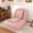 Pink, variant on Foldable Corduroy Lazy Sofa Bed for Adults and Pets, Upholstered Human Dog Bed with 5 Adjustable Positions and 2 Pillows for Living Room Reading Corner (Grey)