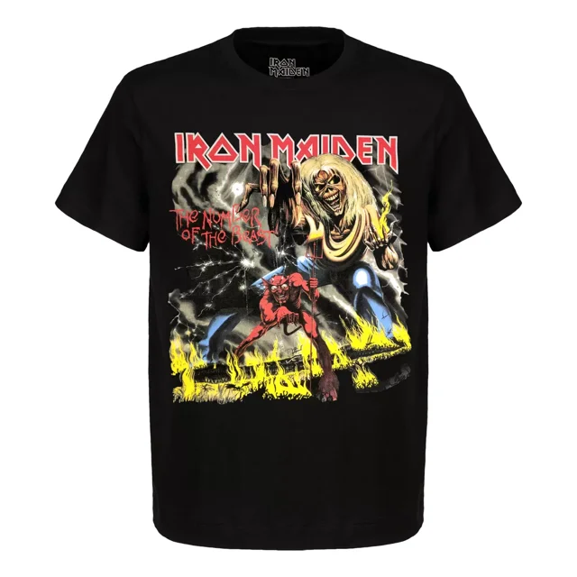 Iron Maiden Number Of The Beast Hombre Playera Camisa Toxic