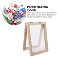 thumbnail image 2 of BEADCEST Screen Printing Paper Making Frame for Family Activity in Beige 1Set, 2 of 4