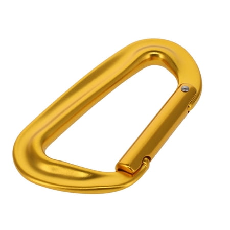 C5980 Gold Semi-Matte Non Lock Carabiner Aluminum